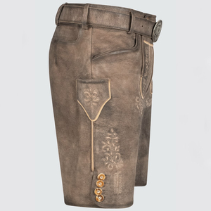Pantalones cortos Lederhosen decorados Vintage para hombre, material de lona de primera calidad, precio directo de fábrica al por mayor - Product Image 3