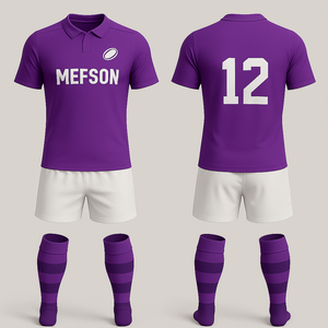 Nouveautés 2025 Maillots de rugby américains sublimés respirants à séchage rapide Ensembles en gros Unisexe Uniformes d'équipe personnalisés Haute qualité - Product Image 5