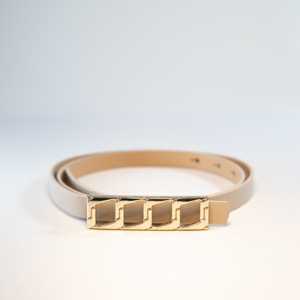 Basic Women's Wedding <b>Belt</b> with Thin <b>Chain</b> Buckle - Product Image 1