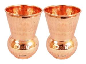 Vidrio martillado de cobre y metal de la mejor calidad al por mayor a bajo costo para restaurante, hotel, uso doméstico - Product Image 2