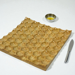 Ensemble de vaisselle en bois artisanal de haute qualité, plateaux de service de qualité professionnelle pour l'industrie hôtelière, qualité standard d'exportation - Product Image 2