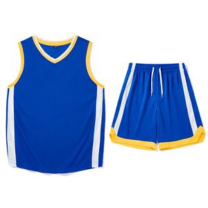 Ensemble de sport d'été, tenue de basket-ball, couleur unie, débardeur sans manches, t-shirt à col en V, short de plage, ensemble deux pièces, vêtements de course - Product Image 6