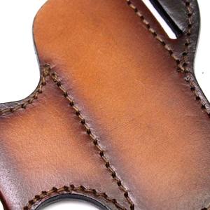 Nouveau couteau de poche à main personnalisé usiné à la main au prix d'usine le plus vendu Couteau pliant damas fabriqué à la main Gaine en cuir - Product Image 3