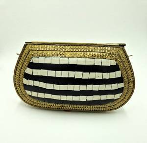 Bolsa de Mano de Lona con Mosaico y Bordado Personalizado, Estilo Indio, para Viajes, Fiestas y Bodas - Product Image 2