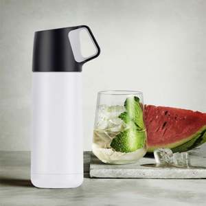 Thermos à café isotherme en gros 500 ml, grande capacité, bouteille sous vide, matériau de qualité alimentaire écologique avec mini-couvercles pour boissons - Product Image 4