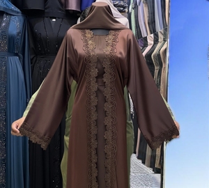 2026 Beautiful Dubai Abaya for Women Hand Work Kaftan Traditional Islamic Clothing and Accessory Designed for Muslims - Product Image 1