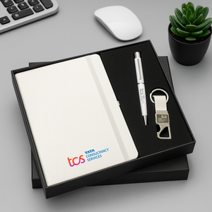 Set de Regalo Personalizado con Diario, Bolígrafo y Llavero, Producto Promocional de Oficina para el Día del Padre, Acción de Gracias, Pascua, Regalos de Bienvenida - Product Image 5