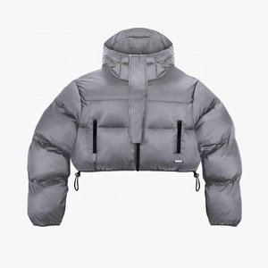 Chaqueta acolchada de algodón de diseñador para hombre para invierno logotipo personalizado con capucha reversible acolchado ecológico para uso en exteriores - Product Image 1