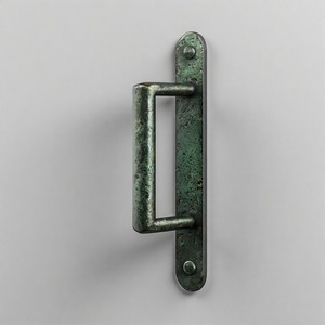 Manija interior LucentTwist, manija de puerta antigua de latón macizo Vintage de lujo con elegante grabado Floral para decoración clásica del hogar - Product Image 1