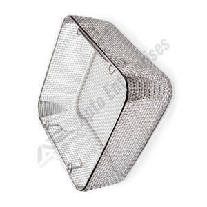 Panier de drainage en maille métallique, plateau pour instruments chirurgicaux, paniers en métal pour instruments médicaux, 350x230x80mm, acier inoxydable, plateau personnalisé - Product Image 2