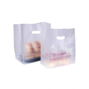 Bolsa de plástico transparente para transportar panadería, alta calidad, puede imprimir su propio logotipo de negocios y arte, a prueba de humedad, segura y duradera - Product Image 1