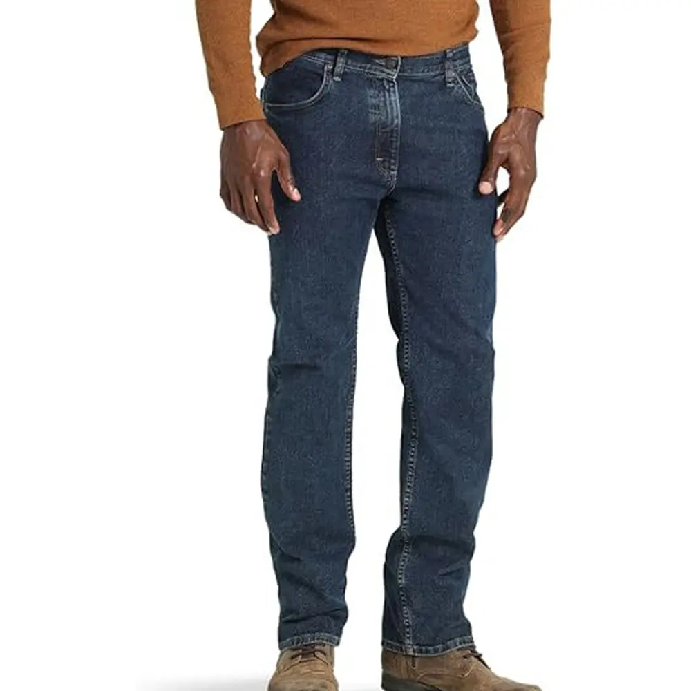 Nefes fabrika toptan moda artı boyutu erkekler kot pantolon satılık ucuz fiyat düz Denim kot pantolon erkek kot