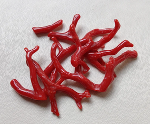 Corail! 100% Naturel Italien Corail Gemstone Rouge Corail Bâtons Branches AAA Qualité Bien Poli Corail Branches Mer Corail Bâtons - Product Image 3