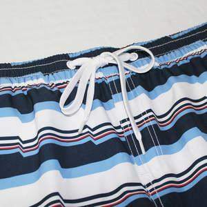 Custom Printed Graphic Logo Casual Fitness Beach Shorts Double <b>Layer</b> Sublimation Men's Swimming Short - Product Image 4