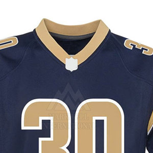 Nuevo diseño de alta calidad de fútbol americano Jersey transpirable al por mayor Jersey de fútbol americano - Product Image 6