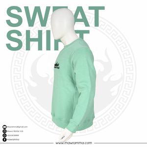 เสื้อสเวตเชิ้ตขนแกะคอตตอนสำหรับทุกเพศเสื้อสเวตเชิ้ตพิมพ์โลโก้พร้อม100% - Product Image 3