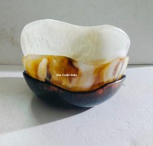 Prix personnalisé bol à soupe en résine de haute qualité bols à apéritif artisanaux bol à fruits décoré antique bols de décoration de mariage - Product Image 1