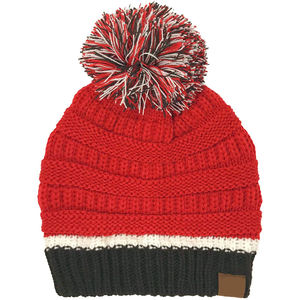 Gorro Unisex en Colores de Equipo |   Gorro de Punto Grueso, Cálido, Transpirable e Impermeable para Fanáticos del Fútbol y Baloncesto, Uso en la Playa - Product Image 2