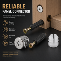 Conector de Ensamblaje Rápido Personalizado OEM, Perno con Rosca M6, Aleación de Zinc, Fijación 3 en 1 para Accesorios de Muebles Desmontables
