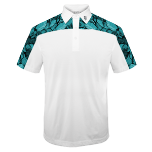 เสื้อโปโลแขนสั้น Handee ผ้าถักโพลีเอสเตอร์ผสมสแปนเด็กซ์ 100% ระบายอากาศได้ดี ปักลายใบไม้  ไซส์ - Product Image 3