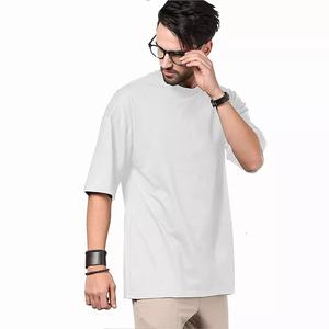 <b>White</b> oversized baggy <b>t</b> <b>shirt</b> for <b>men</b> and women unisex loose fit casual cotton plain tee <b>shirt</b> wholesale - Product Image 3
