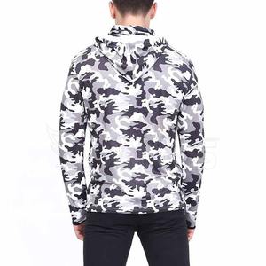 100% poliéster UPF 50 + SPF UV Camo pesca camisas de manga larga al aire libre sudaderas con capucha con máscara de cuentas establece estilo - Product Image 6