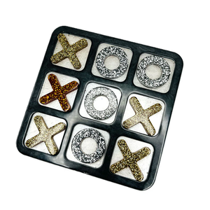 Chất lượng cao Nhựa Tùy Chỉnh Hội Đồng Quản trị trò chơi thiết lập hình vuông cho trẻ em và người lớn Tic Tac Toe trò chơi dưới ngân sách của bạn - Product Image 3