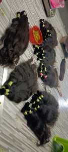 Cabello liso Remy de templo indio de alta calidad de lujo sin tocar de un donante estilo indio del Sur - Product Image 6