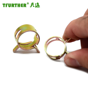 Thép không gỉ kim loại điều chỉnh mùa xuân Ống kẹp Clip nhiên liệu dòng Ống kẹp - Product Image 1