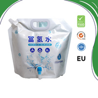Pochette souple personnalisée avec bec verseur, haute barrière, étanche, en plastique, pour eau hydrogénée et boissons liquides
