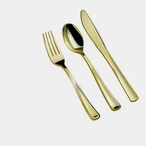 Ensemble de couverts élégant en acier inoxydable avec poignées en résine Argenterie finie miroir Parfait pour les mariages, les repas et la cuisine - Product Image 5