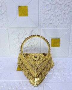 Fusion Republik Handmade <b>Pearl</b> Beaded <b>Clutch</b> Satin Lining Flap Closure Shoulder Strap 1-1.9L Capacity Fashionable Evening <b>Bag</b> - Product Image 2