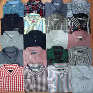 เสื้อเชิ้ตผู้ชายลายทางผ้าฝ้ายระบายอากาศดี ผลิตอย่างมีคุณธรรมและยั่งยืนจากบังกลาเทศ สวมใส่สบาย ไม่ยับง่าย ขายส่ง - Product Image 4