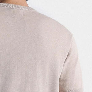 Camisetas de Hombre al por Mayor de Alta Calidad, 100% Algodón Orgánico, Tejido de Punto, Corte Regular, Manga Corta, Diseño Personalizado, Proveedor, Gran Venta - Product Image 4