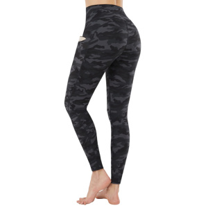 High-Waisted Full Length Women's Yoga Pants Spandex/Polyester Quick-Dry Moisture Wicking <b>Butt</b> <b>Lift</b> Stretchy Sport <b>Leggings</b> - Product Image 5