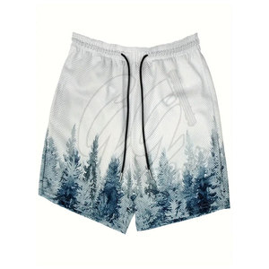 Servicio OEM, Shorts Deportivos de Malla Casual al por Mayor, Color Sólido Personalizado, 100% Poliéster, Secado Rápido, Alta Calidad, Nueva Llegada para Adultos - Product Image 1