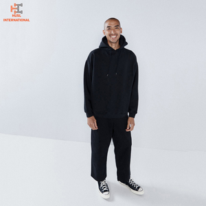 Moda Premium 100% algodón orgánico Color sólido Sudadera con capucha de gran tamaño personalizado transpirable Hip Hop diseño anticontracción característica para el invierno - Product Image 4
