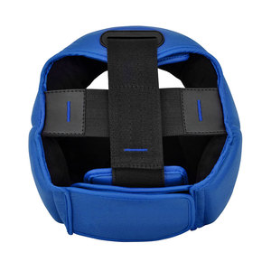 Solid Color Men Boxing <b>Head</b> Guards High Quality Low Moq Leather <b>Head</b> Guard For Boxing And Taekwondo <b>Training</b> - Product Image 3
