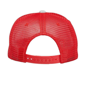 Casquette de camionneur en filet à broderie avec logo personnalisé Broderie audacieuse Hip Hop Mode Bord plat-Confort et fraîcheur combinés - Product Image 2