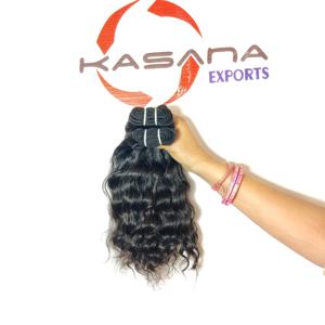 Venta al por mayor de extensiones de cabello humano Remy de color natural virgen con cutícula alineada - Product Image 1