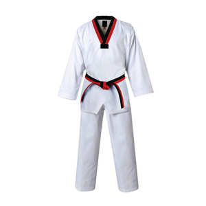 Uniforme d'arts martiaux unisexe durable et confortable en coton PC pour le taekwondo Kimono de karaté respirant pour hommes Jiu Jitsu - Product Image 5