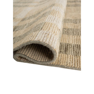 Alfombras de Lana Dorada Contour, Estilo Geométrico y Bohemio para Sala de Estar, Dormitorio, Pasillo, Alfombra para Habitación Hwl-450 - Product Image 2