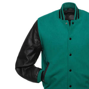 Varsity Chaquetas Letterman Chaquetas de béisbol personalizado Letterman Varsity Bomber Jacket Plus Size transpirable de punto - Product Image 2