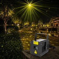 Projecteur laser extérieur étanche 5W IP65, lumière de ciel étoilé, lumière de luciole, DMX512, éclairage paysager pour la décoration de Noël et de jardin