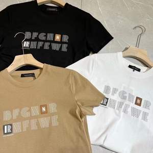 Camisetas de Verano para Hombre, Tejidas, 100% Algodón, Lisas, al por Mayor, para Impresión, Manga Corta, Secado Rápido y Transpirables, 220g - Product Image 3