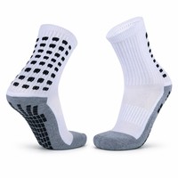 Chaussettes de football personnalisées en gros avec logo, mélange de polyester, antidérapantes, à compression, montantes, pour l'entraînement et les matchs d'équipe