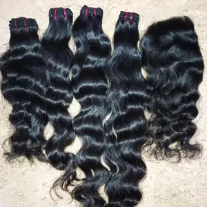 single drawn bulk hair, machine weft Hair Extensions At Factory Price