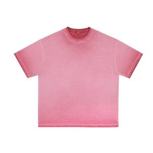 เสื้อยืดผ้าฝ้ายธรรมดาฟอกสีกรดเสื้อยืดผู้ชายแบบสตรีทเสื้อยืดซักได้ออกแบบโลโก้ได้ตามต้องการ - Product Image 3