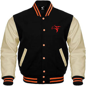 Dernière conception personnalisée Veste en cuir pour homme-Chenille Broderie Laine Letterman Bomber Baseball Varsity Jacket - Product Image 2