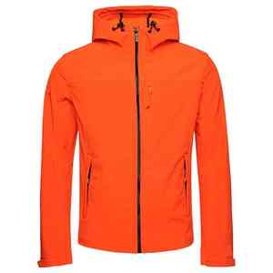 ODM <b>Men</b> Softshell Polyester Windbreaker <b>Jacket</b> <b>Waterproof</b> Breathable Outdoor Hiking Running <b>Lightweight</b> Hooded Sport Coat Custom - Product Image 4